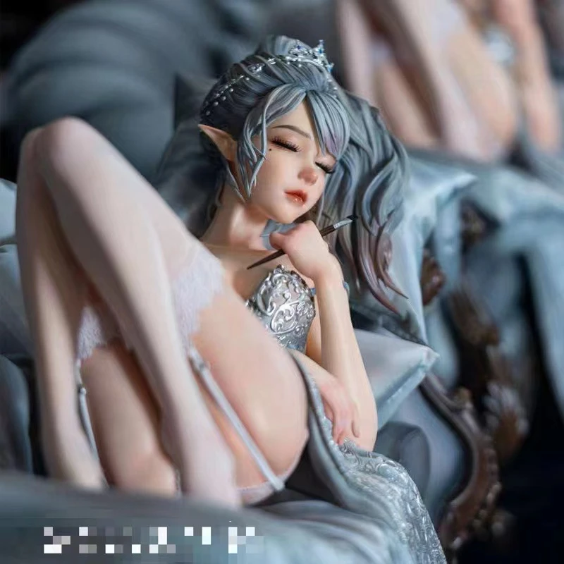 沙发美女小憩 树脂手办