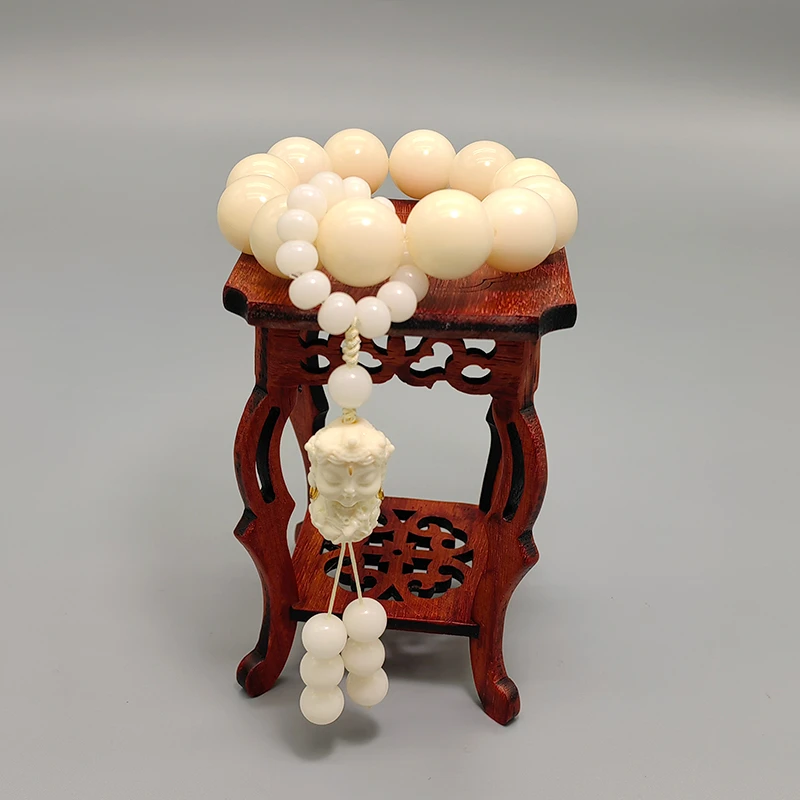 非金属木质手链 大尺寸正品原生态菩提根手串20mm大白圆珠男女款