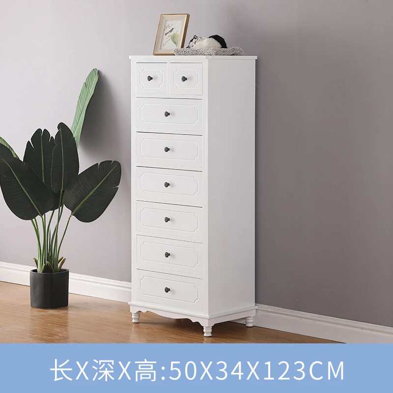 长50*深34收纳柜 欧式简约斗柜 客厅抽屉式储物柜 家用木质整理柜