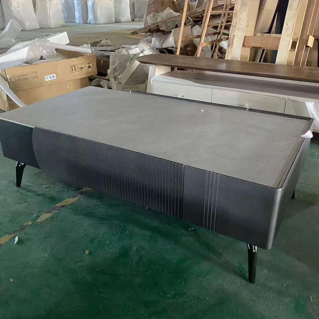 茶几891现代简约风格灰色茶几（1.3*0.7*0.4）