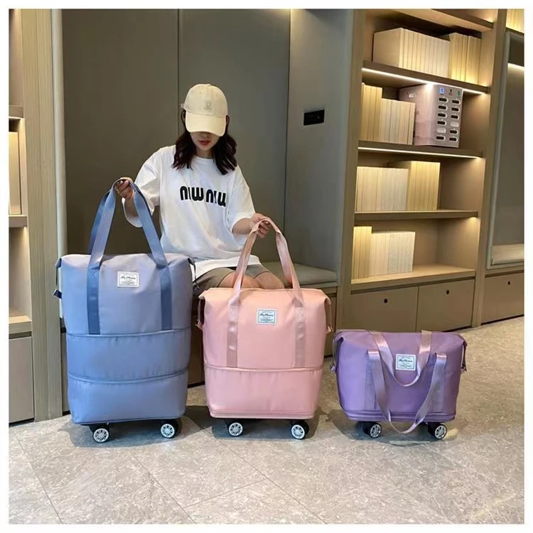 宝藏旅行好物时尚户外休闲多功能轻便百搭女士简约旅行包便携多用