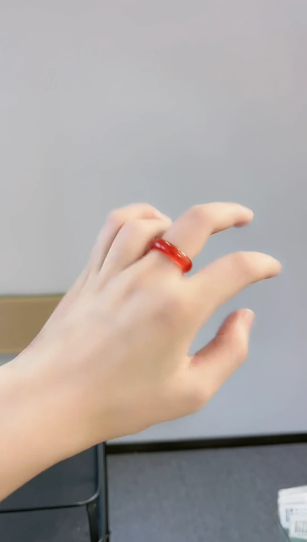 【闪购商品】玛瑙/玉髓手镯未镶嵌红戒指