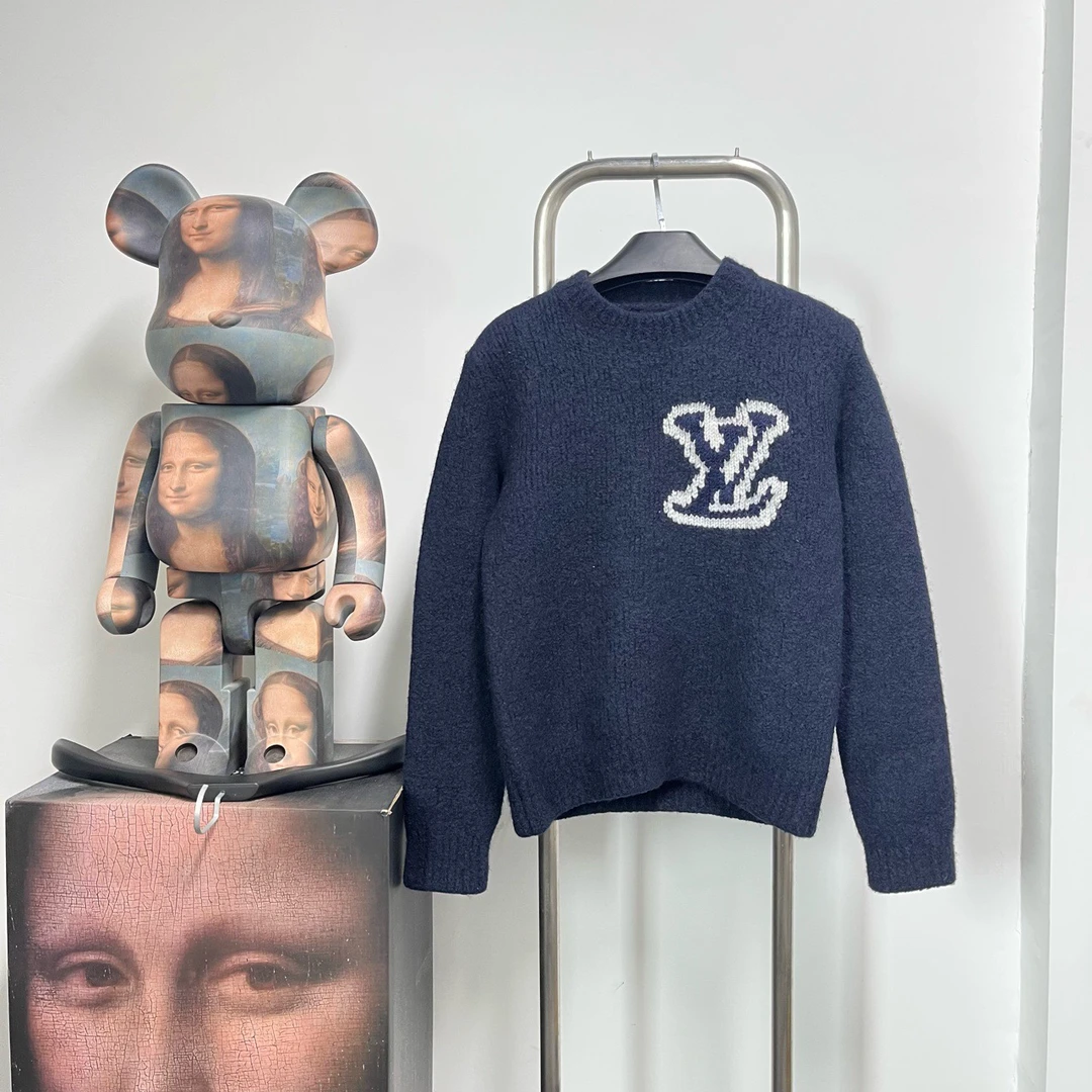 98新Louis Vuitton 泰迪毛衣 尺码衣长62 水洗标领标遗失 胸围46