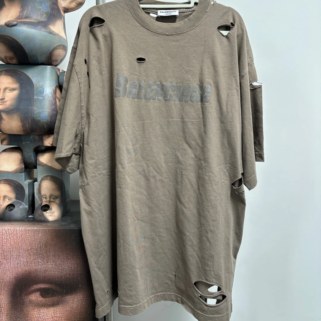 全新带吊 Balenciaga巴黎世家破坏短袖 尺码:S 衣长80 胸围60