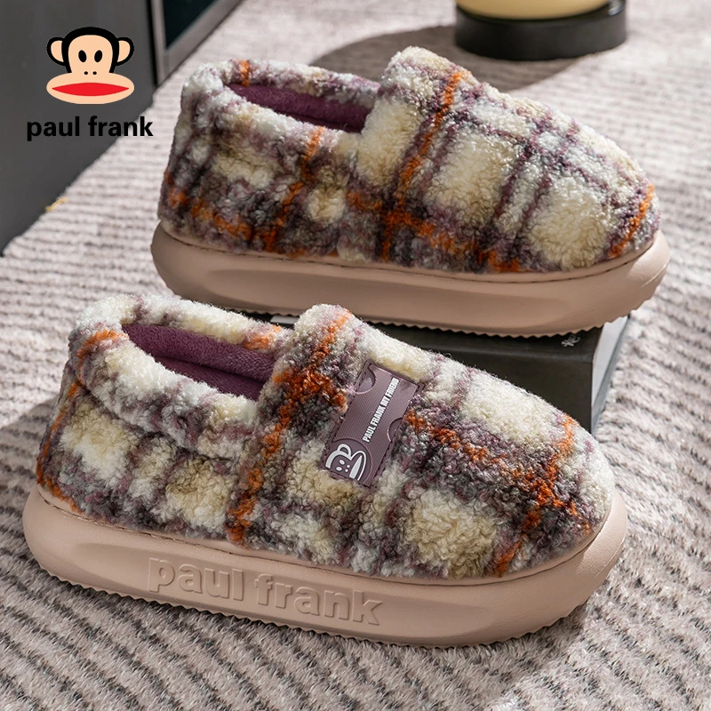 大嘴猴棉鞋【慵懒】包跟轻奢加绒加厚保暖高级柔软情侣防滑厚底棉鞋