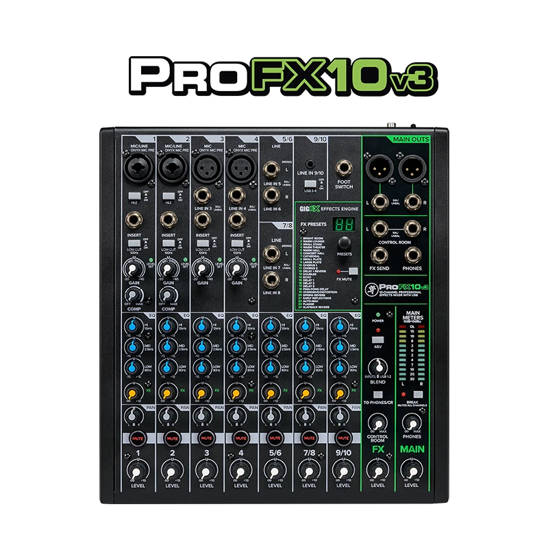 美奇ProFXv3系列六 十 十二路 调音台（拆封无出厂问题不支持退货）