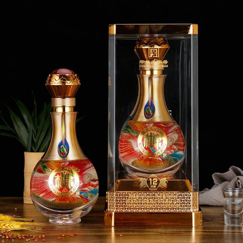 白水杜康洞藏12白酒6瓶精品浓香型原浆酒礼盒装绵柔42度500毫升