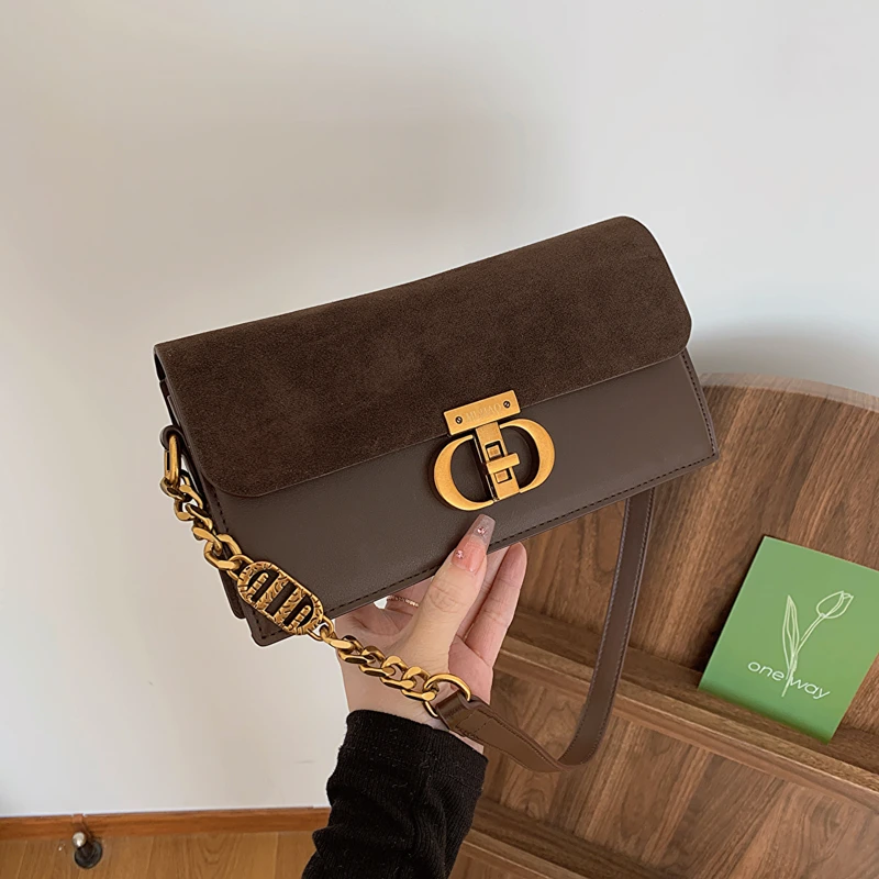 秋冬小众时尚腋下单肩包女士新款休闲网红洋气百搭ins斜挎小包包