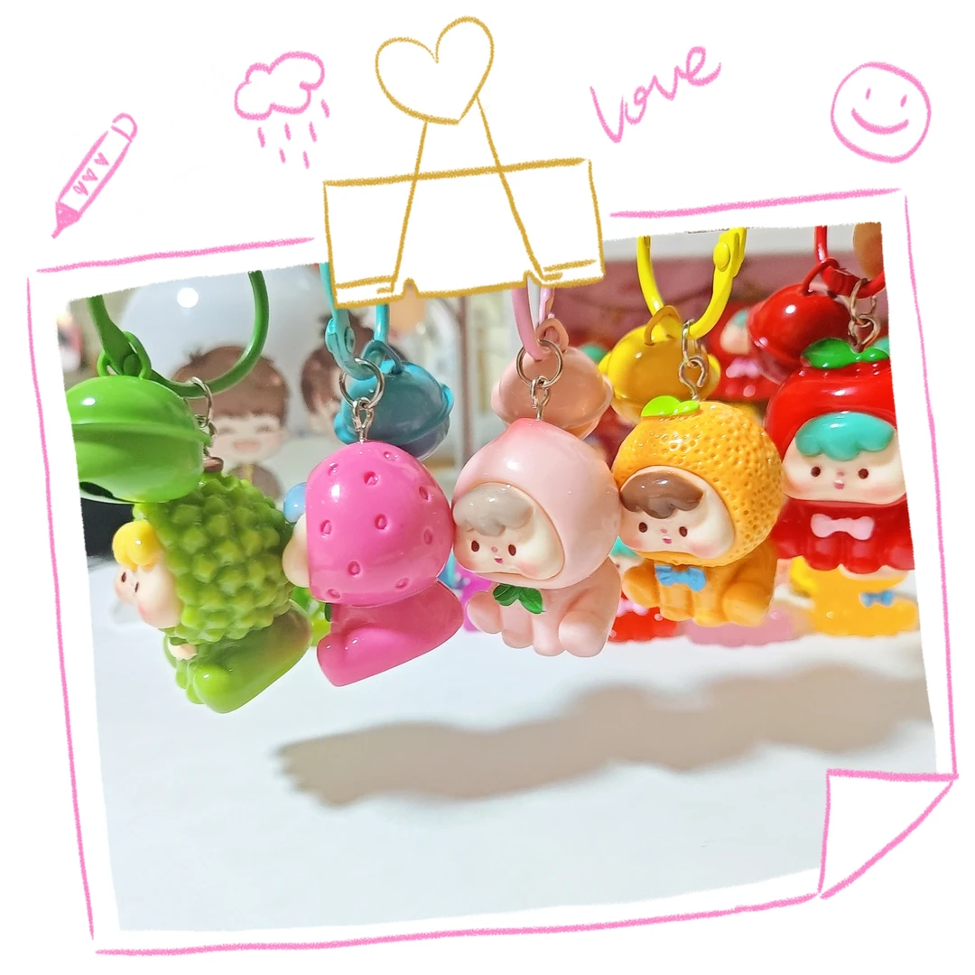 【二代钥匙扣】【九宫格许愿对对碰】网红可爱创意学生治愈系少女心