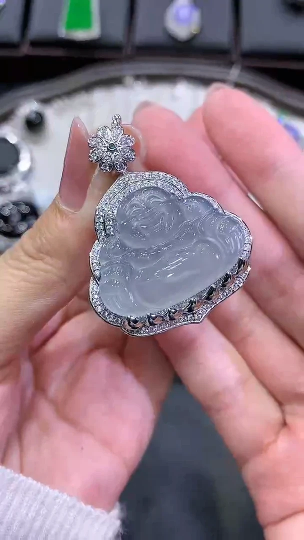 【闪购商品】翡翠吊坠(不含链)未镶嵌12-佛公（多样性发货一件