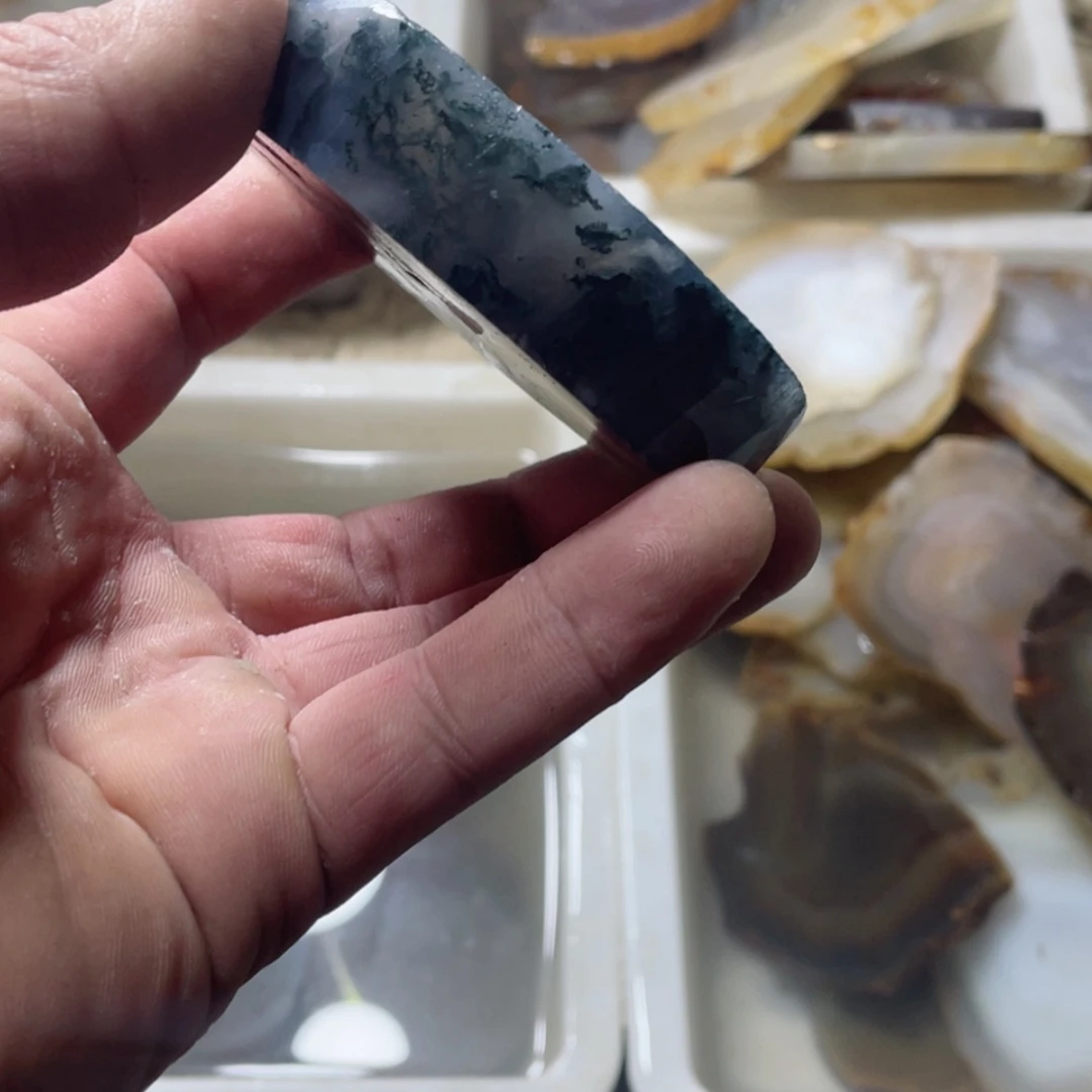 【闪购商品】定制玛瑙手镯未镶嵌蓉*嚒