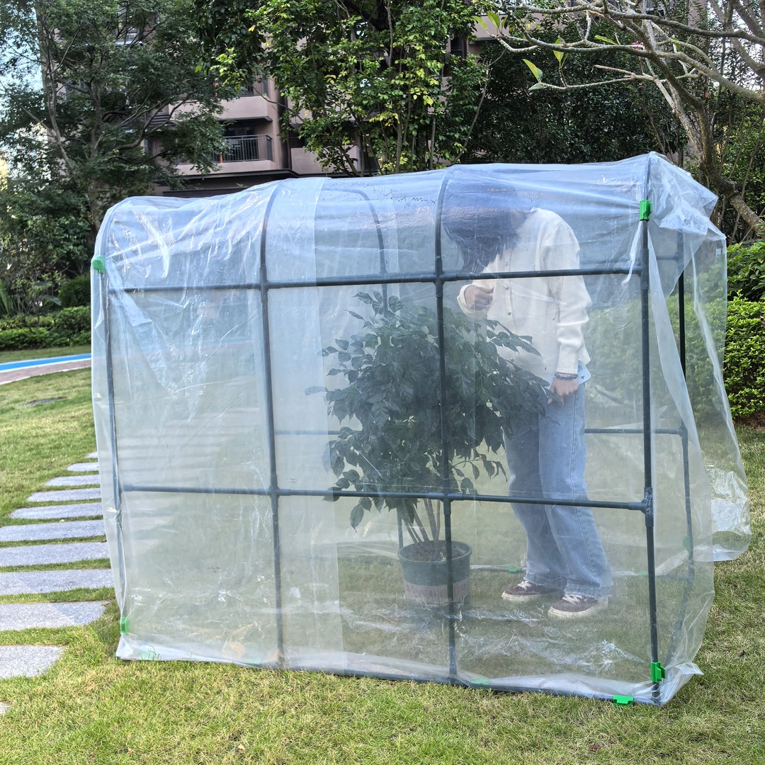 加粗多肉保温棚冬季室外多肉三角梅植物过冬防冻保温小暖房防霜冻