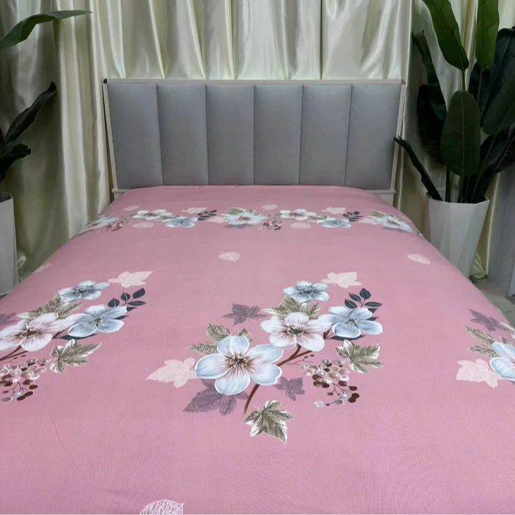 【品牌尾单】新款四季通用亲肤精品被罩—桃之夭夭