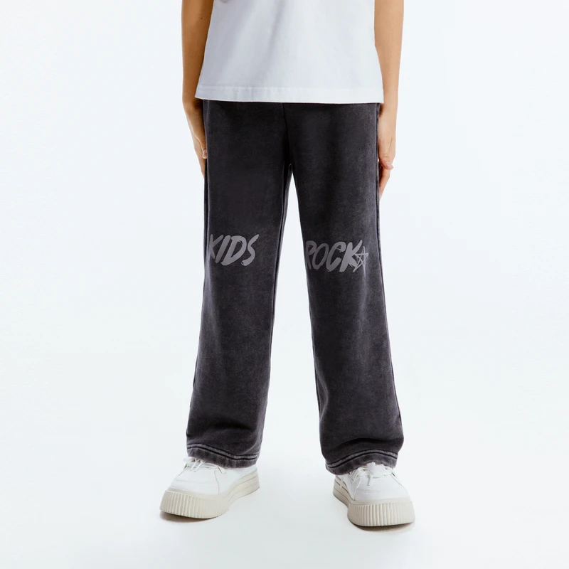 littlemoco童装24秋装新款男女童牛仔裤子直筒长裤#KBD3PAT017