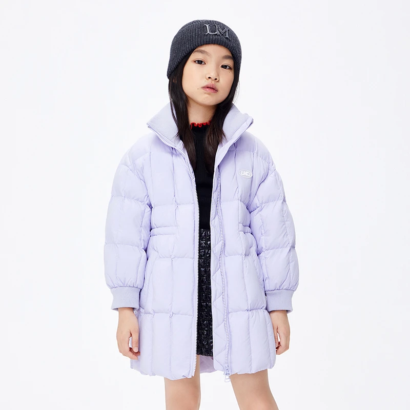 little moco童装22冬装新款女童加厚保暖羽绒服外套#KBB4EINT22