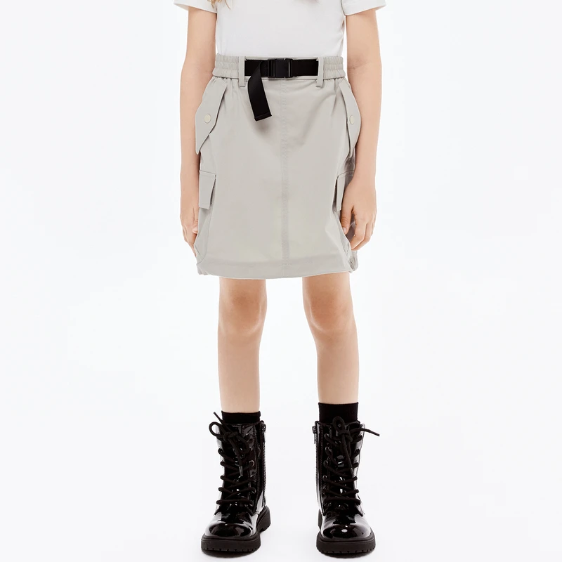 littlemoco童装24女童速干工装风短裙高能感半裙#KBD1SKT015