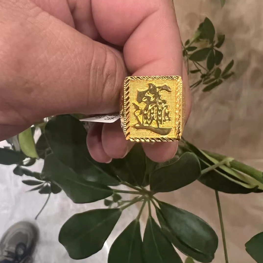 合金戒指 可调节戒指男士男款时尚男戒素款饰品首饰古法经典霸气