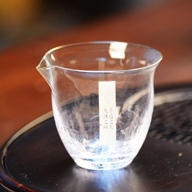 九河耐热玻璃公道杯分茶器茶海功夫茶具公杯300ml主人杯手工茶道