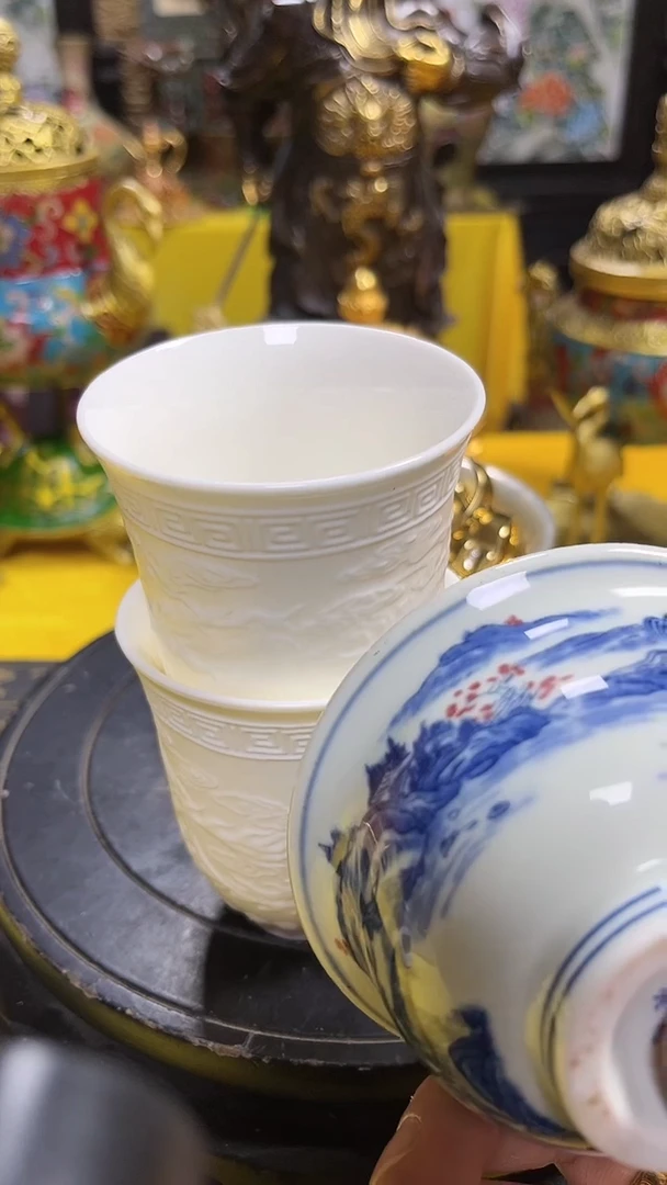 【闪购商品】瓷中式一对6.6