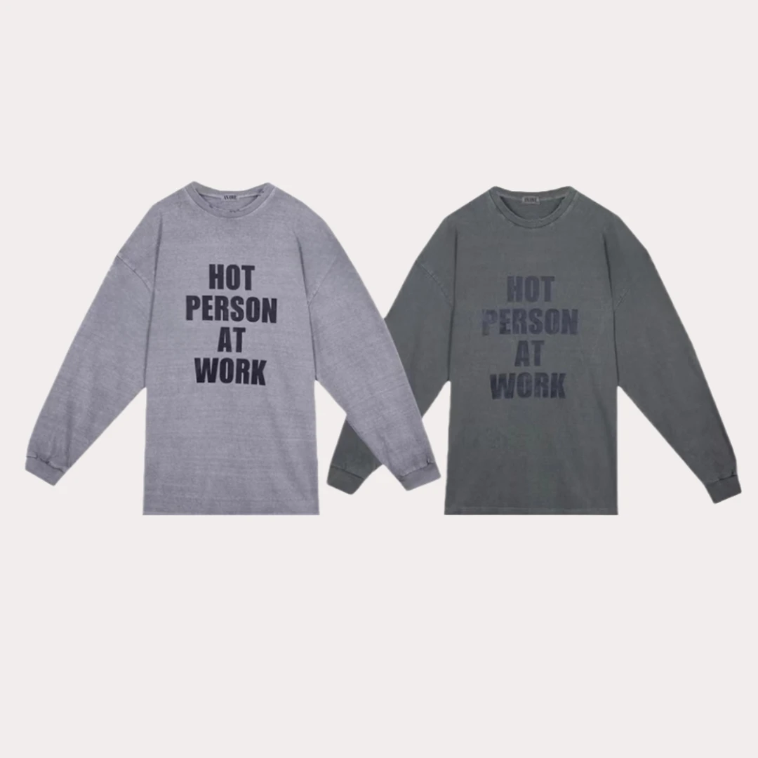 【QING】早秋NEW款 设计师水洗字母卫衣