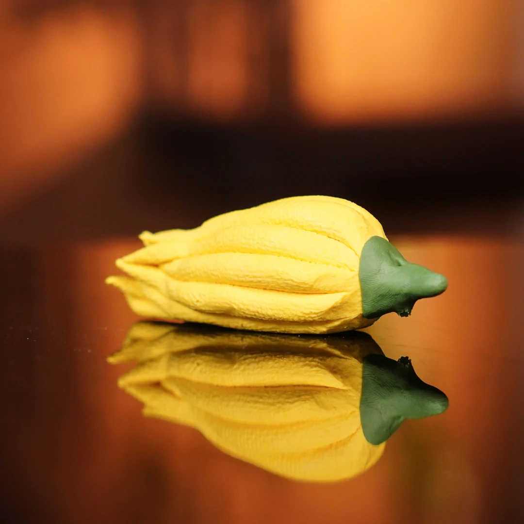 手工佛手瓜茶宠陶瓷摆件茶具配件个性文艺茶道线香插 银