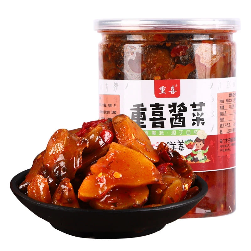 瓶装下饭菜酸甜洋姜开胃农家湖北特产不辣鬼子姜散装