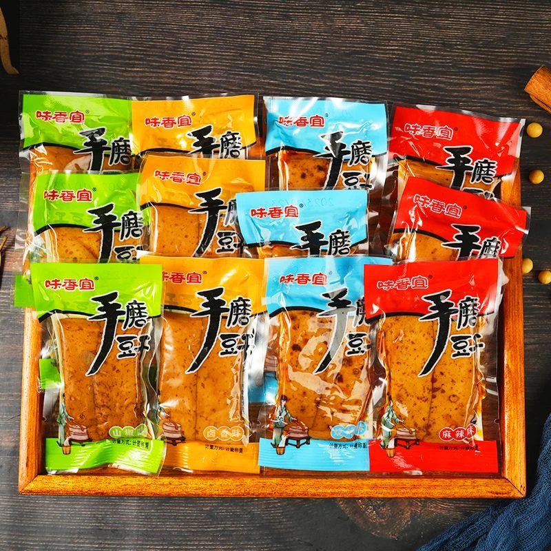重庆特产手工嫩豆干Q弹豆干办公室/聚会休闲零食小吃多种口味可选