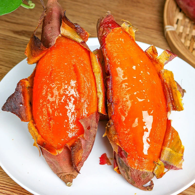 糖心蜜薯新鲜现挖沙地糖心番薯超甜地瓜红心蜜薯西瓜红红薯批发