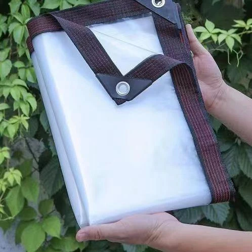 特厚透明防雨布加厚围挡布防风遮挡布户外大棚防寒冬天保温阳光膜