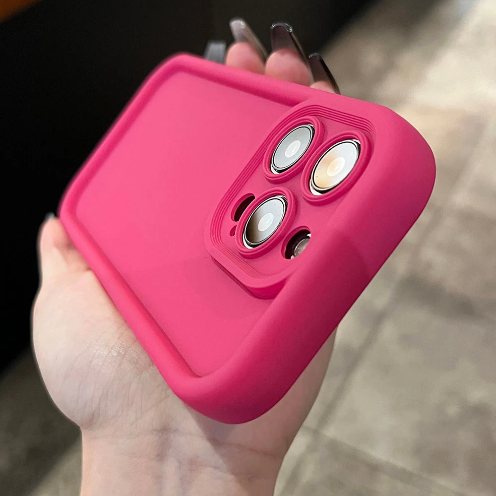 纯色高竹苹果15手机壳iphone14promax高级感13/11硅胶7/8/x防摔