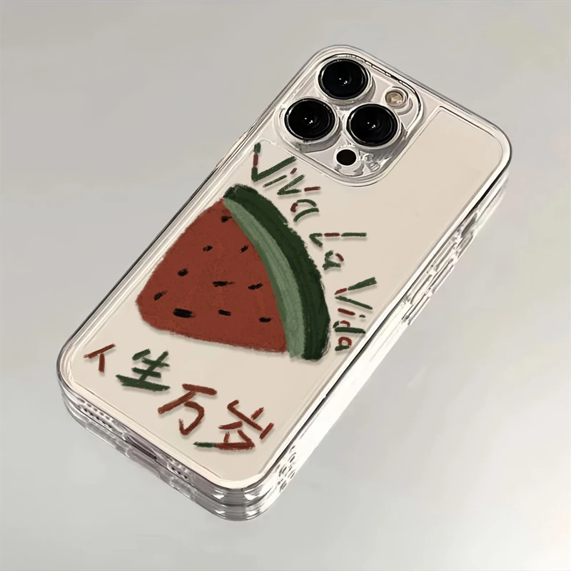 人生万岁苹果15手机壳iPhone14promax文字13/12透明11全包防摔x