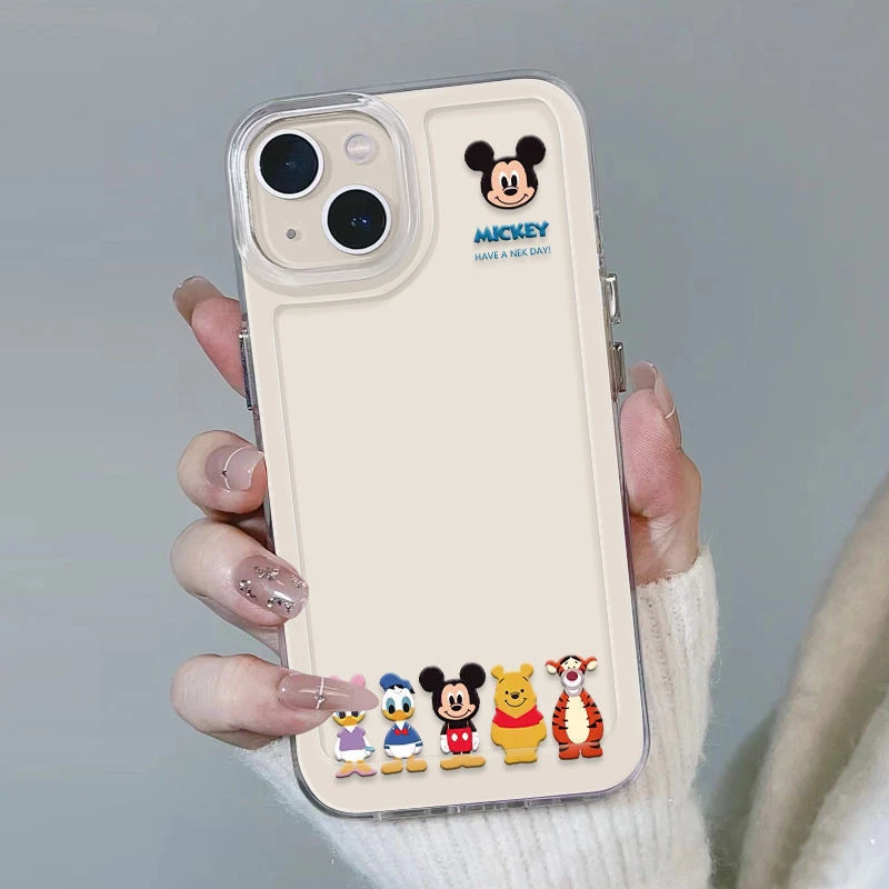 迪士尼维尼熊苹果15手机壳iPhone14promax太空13个性11全包防摔XS
