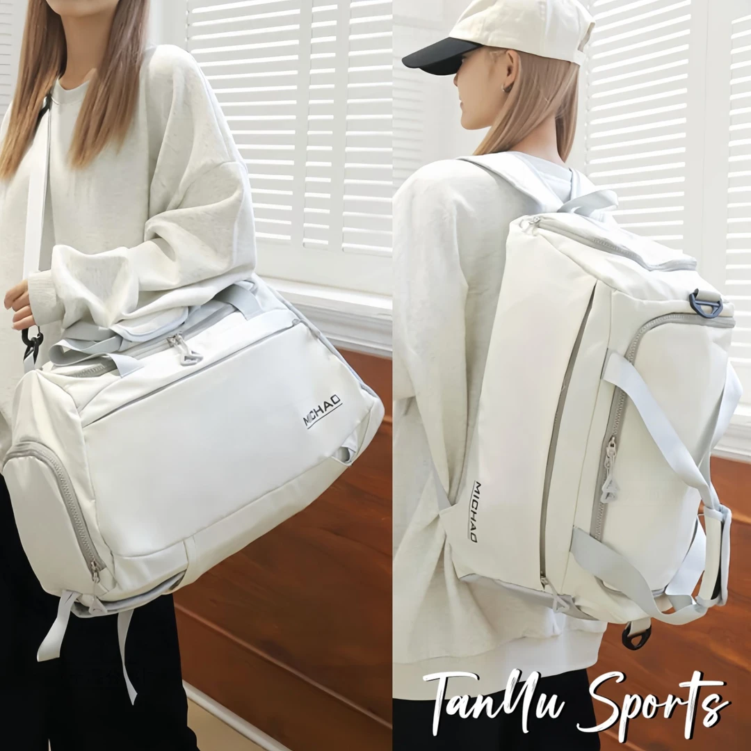 探屿大容量双肩包女可套拉杆箱上的旅行包时尚男防泼水健身包单肩