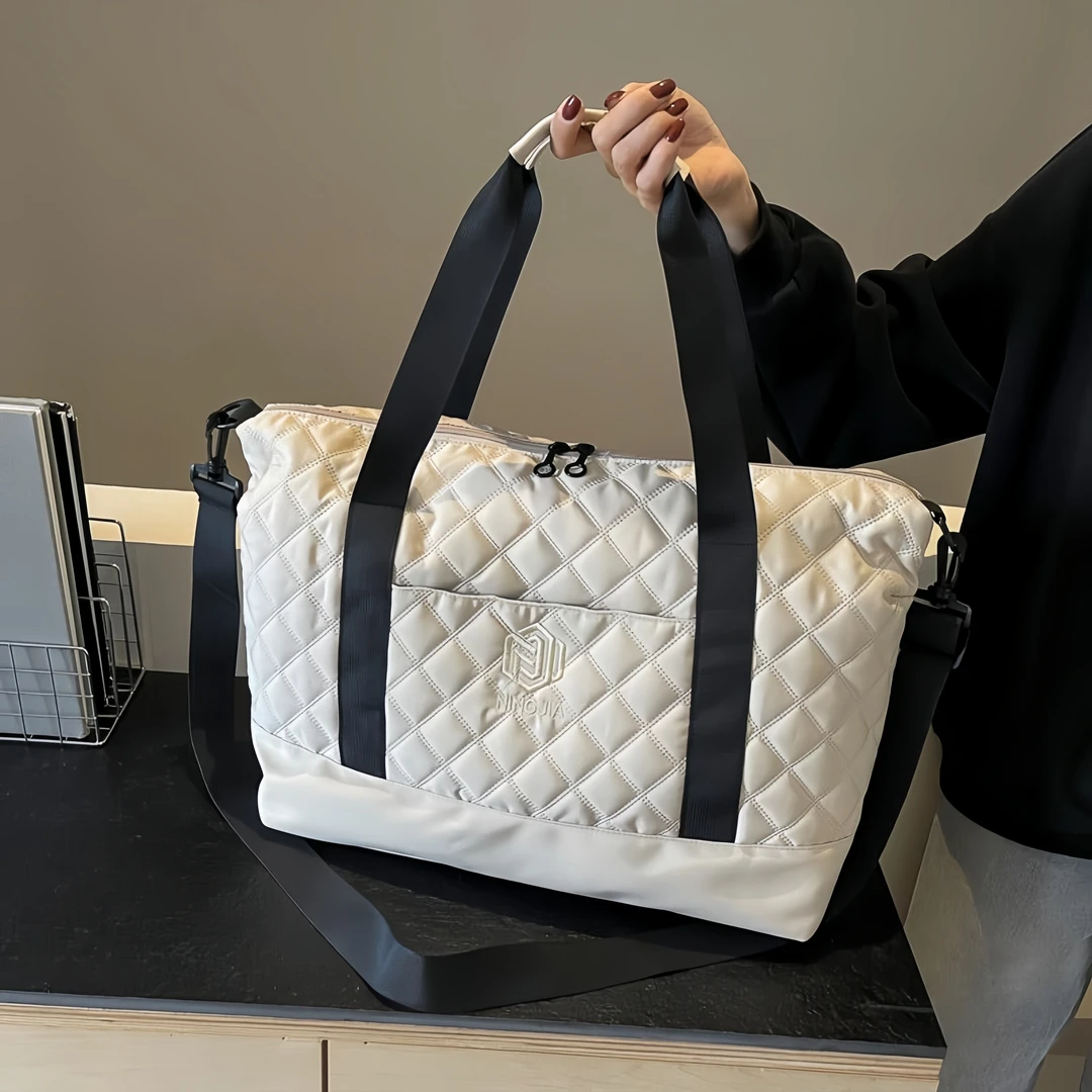 探屿短途大容量手提旅行包轻便可套拉杆行李包运动健身待产收纳包