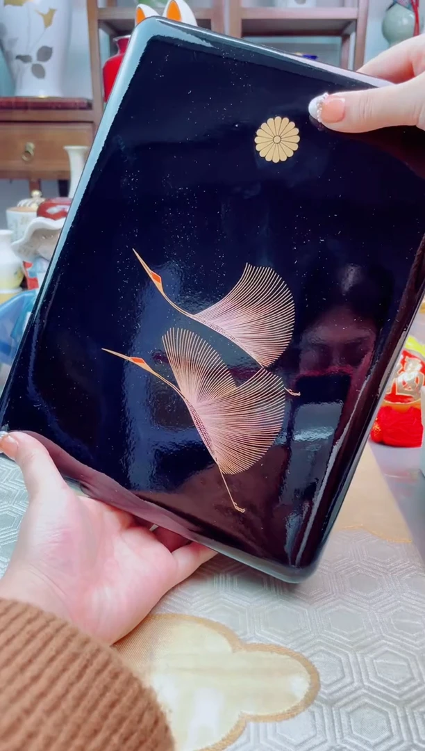 【闪购商品】盘日产大漆收纳盒