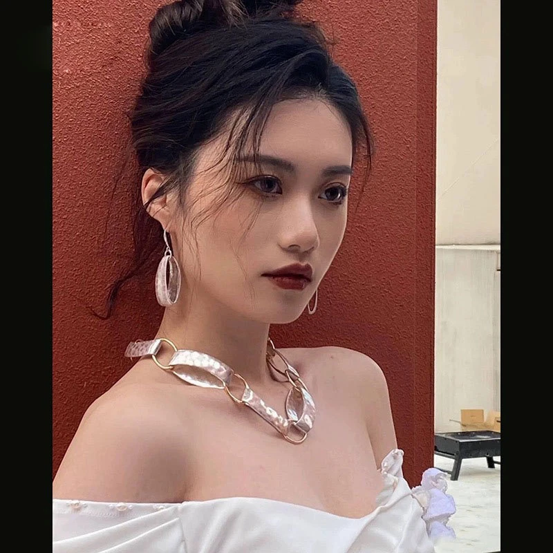 一诺新娘项链加耳环