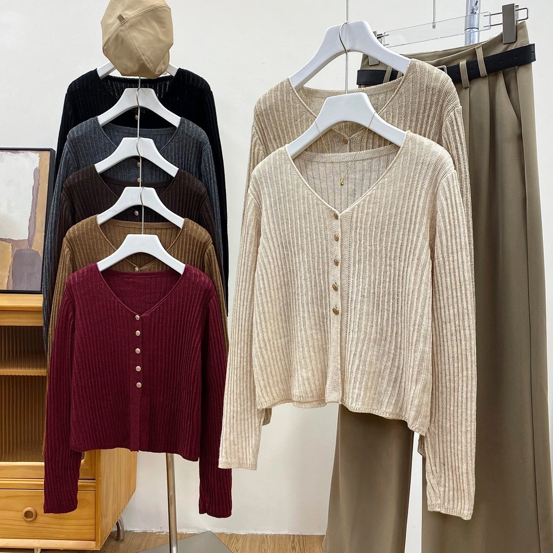 【优米佳】洋气修身上衣百搭甜美时尚