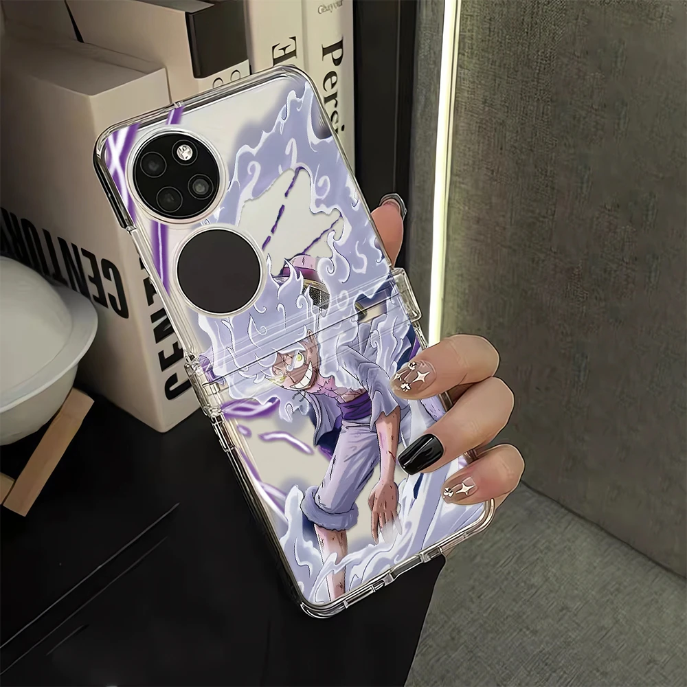 星华大卡通图案手机壳使用华为 P50Pocket/PocketS折叠透明