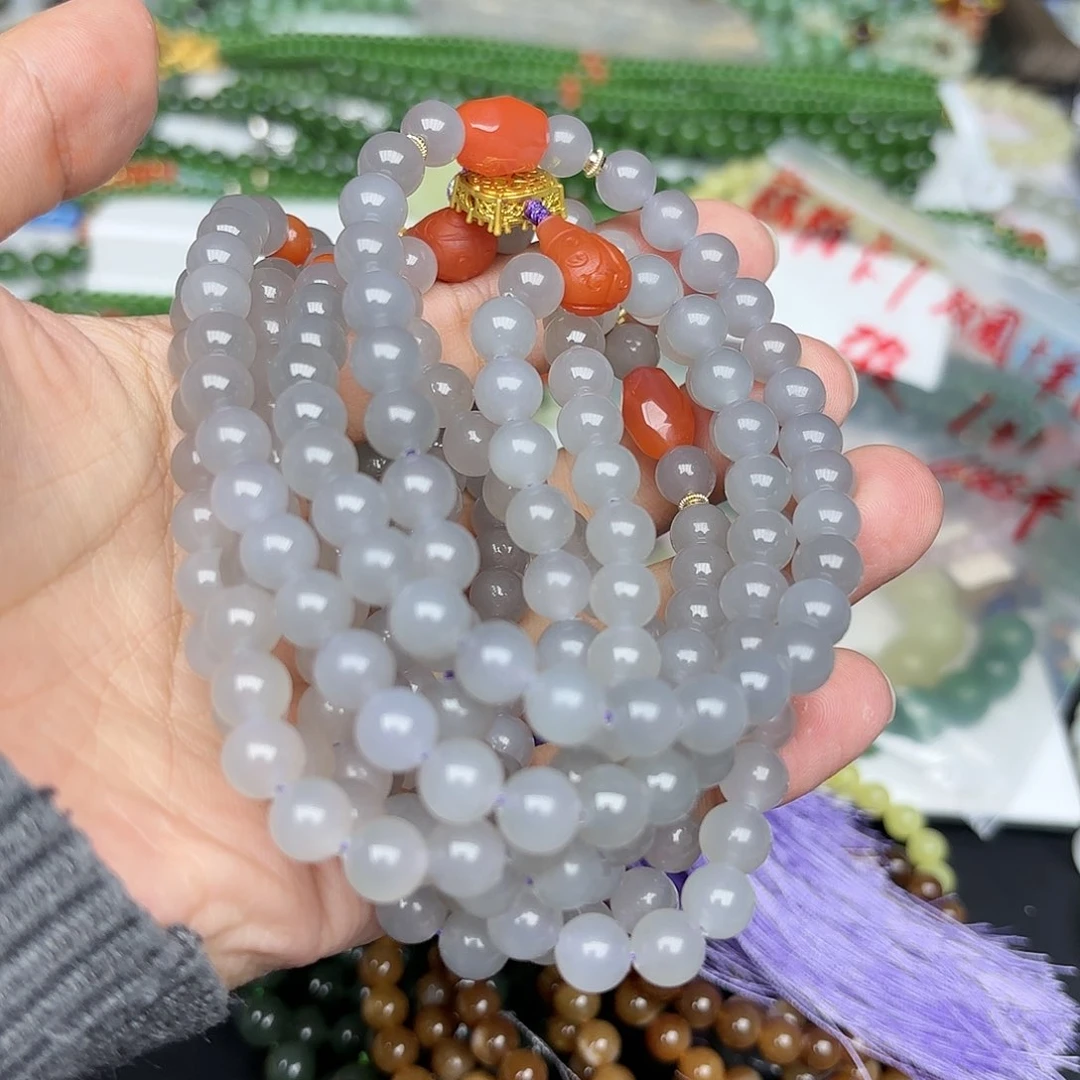 和田玉手链拍一发一多样性未镶嵌