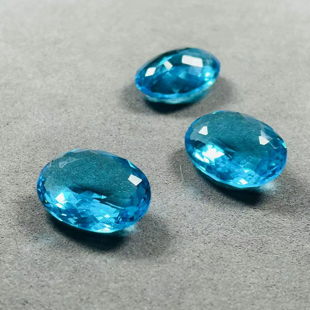 【尚品珠宝】B79新款收藏级精品首饰蓝宝石单颗培育包邮配礼盒 发一