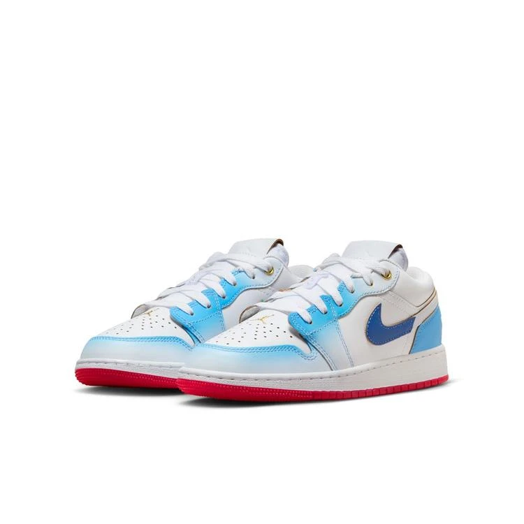 AIR JORDAN官方正品AJ大童女款白蓝复古经典低帮休闲鞋FN8895-141