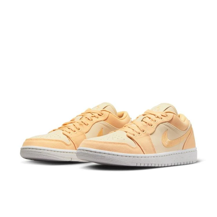 AIR JORDAN官方正品AJ1女白橙休闲低帮复古运动休闲鞋 DV0426-200