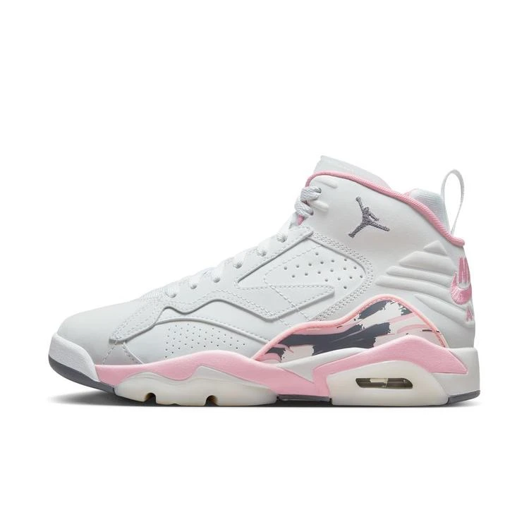 AIR JORDAN乔丹官方正品 AJ女鞋MVP白粉高帮复古篮球鞋- FB9019