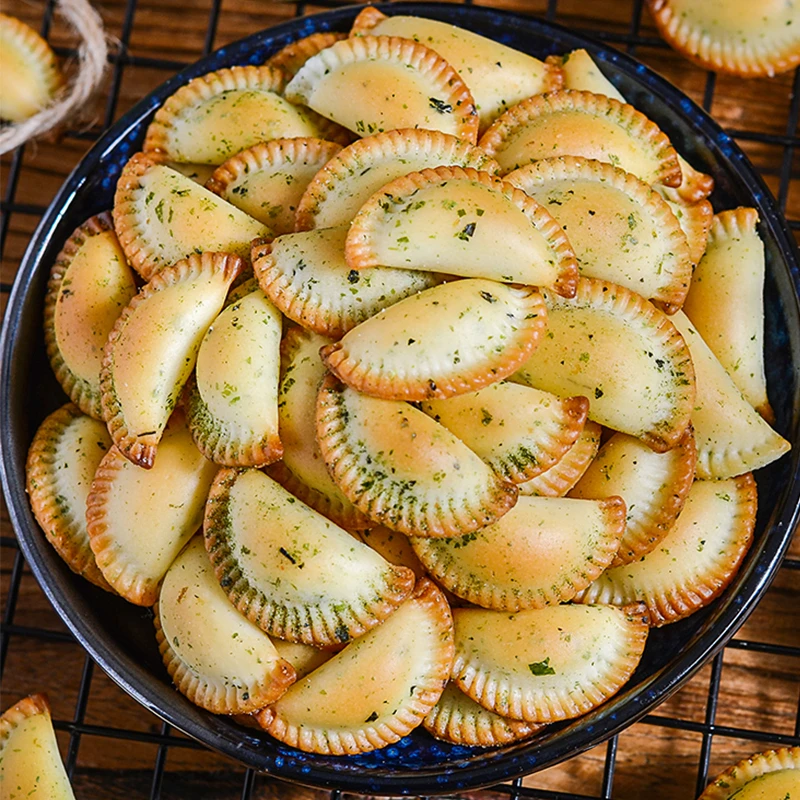 海苔酥饺黄金角海苔饺子网红特色小饼干潮汕特产零食小吃休闲食品