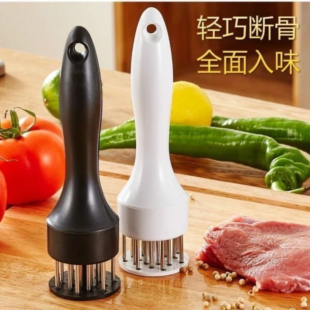 家用断筋嫩肉针猪扒鸡排鸡翅松肉针敲肉锤不锈钢牛排扎孔器