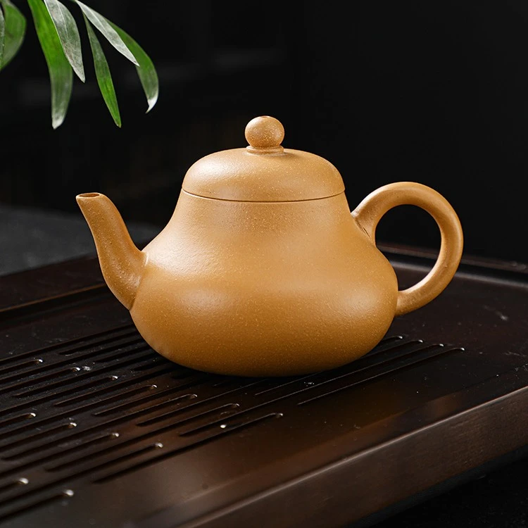 君德紫砂壶原矿黄金段泥小品泡茶壶单人正品功夫GF261