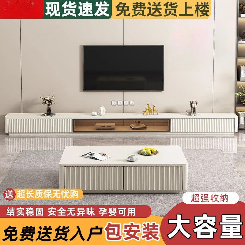 实木落地电视柜茶几组合北欧小户型电视柜落地家用收纳柜新款环保