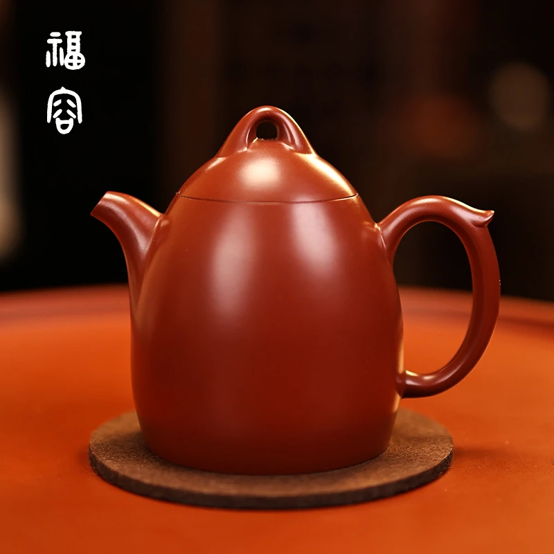 老安顺章燕城章广鑫制 全手工潮州手拉壶 秦权 约150cc  泡茶壶