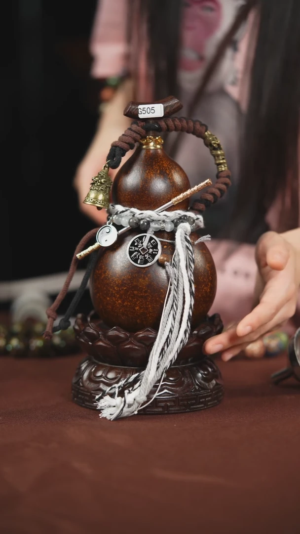 【闪购商品】505大漆酒葫芦可装开水500ML左右