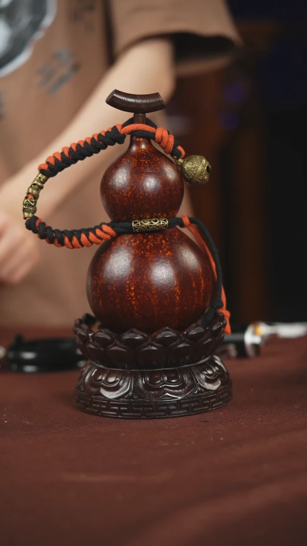 【闪购商品】272大漆酒葫芦可装开水300ML左右